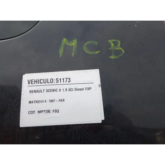 RENAULT SCENIC II '2007 1.9 DCI DIESEL FAP NEGRO