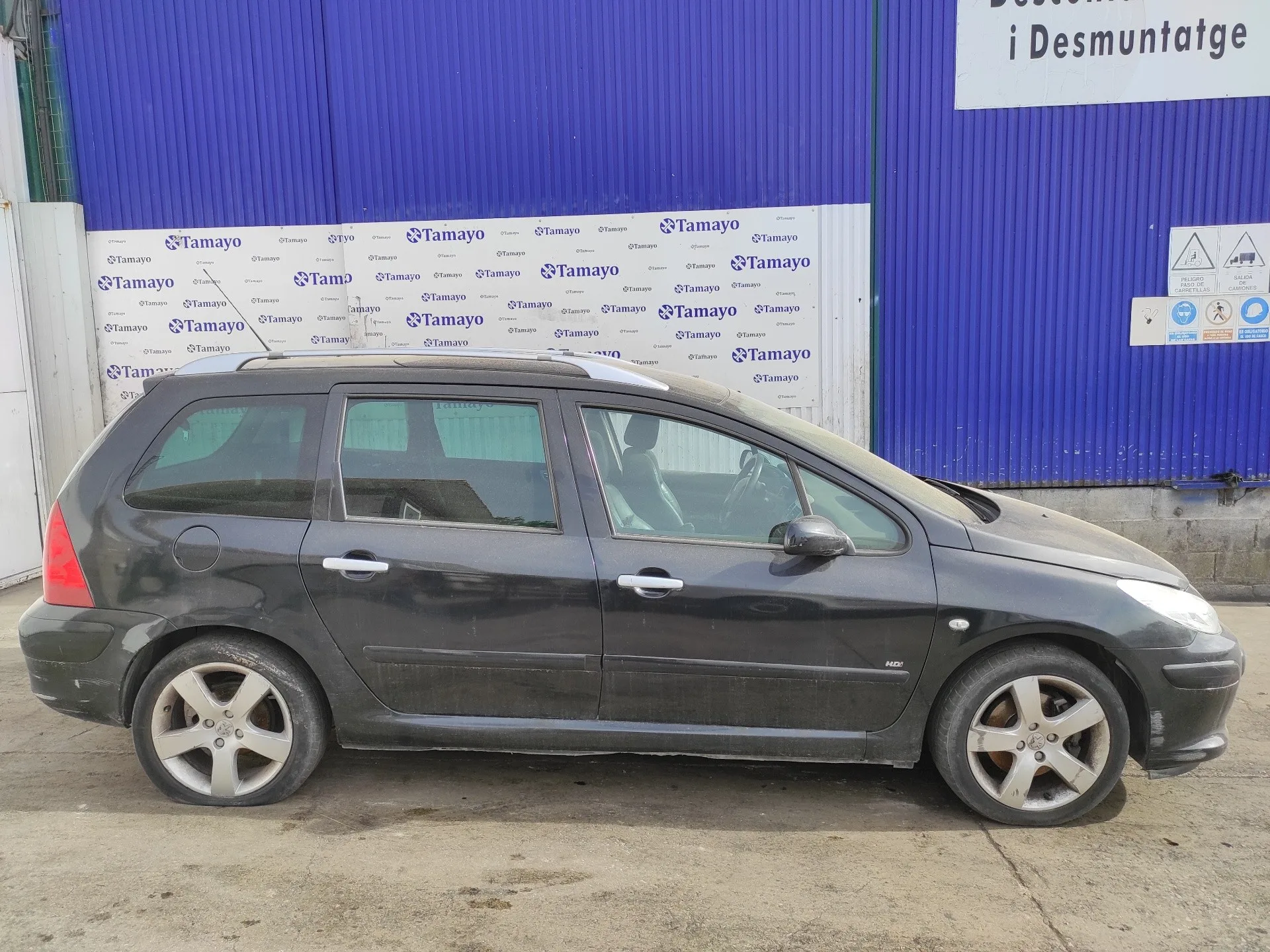 PEUGEOT 307 BREAK/SW (S2) '2007 2.0 16V HDI FAP CAT (RHR / DW10BTED4) NEGRO