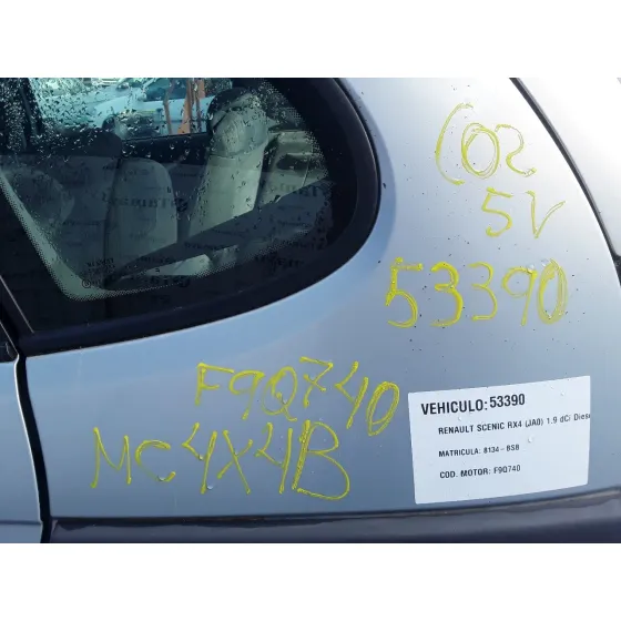 RENAULT SCENIC RX4 (JA0) '2002 1.9 DCI DIESEL CAT PLATA
