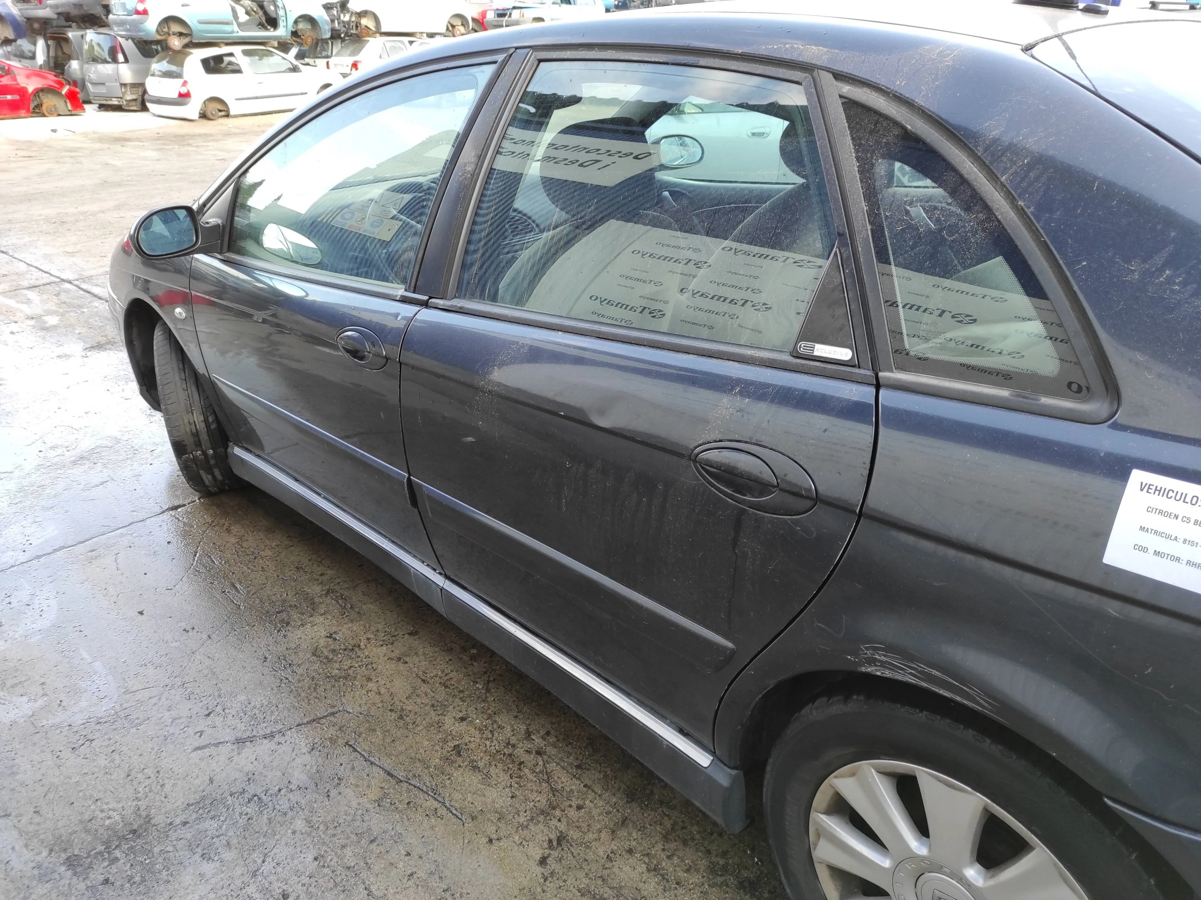 CITROEN C5 BERLINA '2006 2.0 HDI CAT (RHR / DW10BTED4) GRIS OSCURO