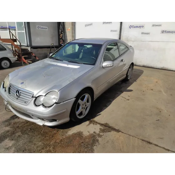 MERCEDES CLASE C (W203) SPORTCOUPE '2002 2.0 COMPRESOR CAT PLATA