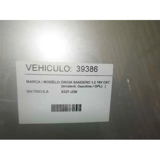 DACIA SANDERO '2015 1.2 16V CAT (BIVALENT. GASOLINA / GPL) PLATA