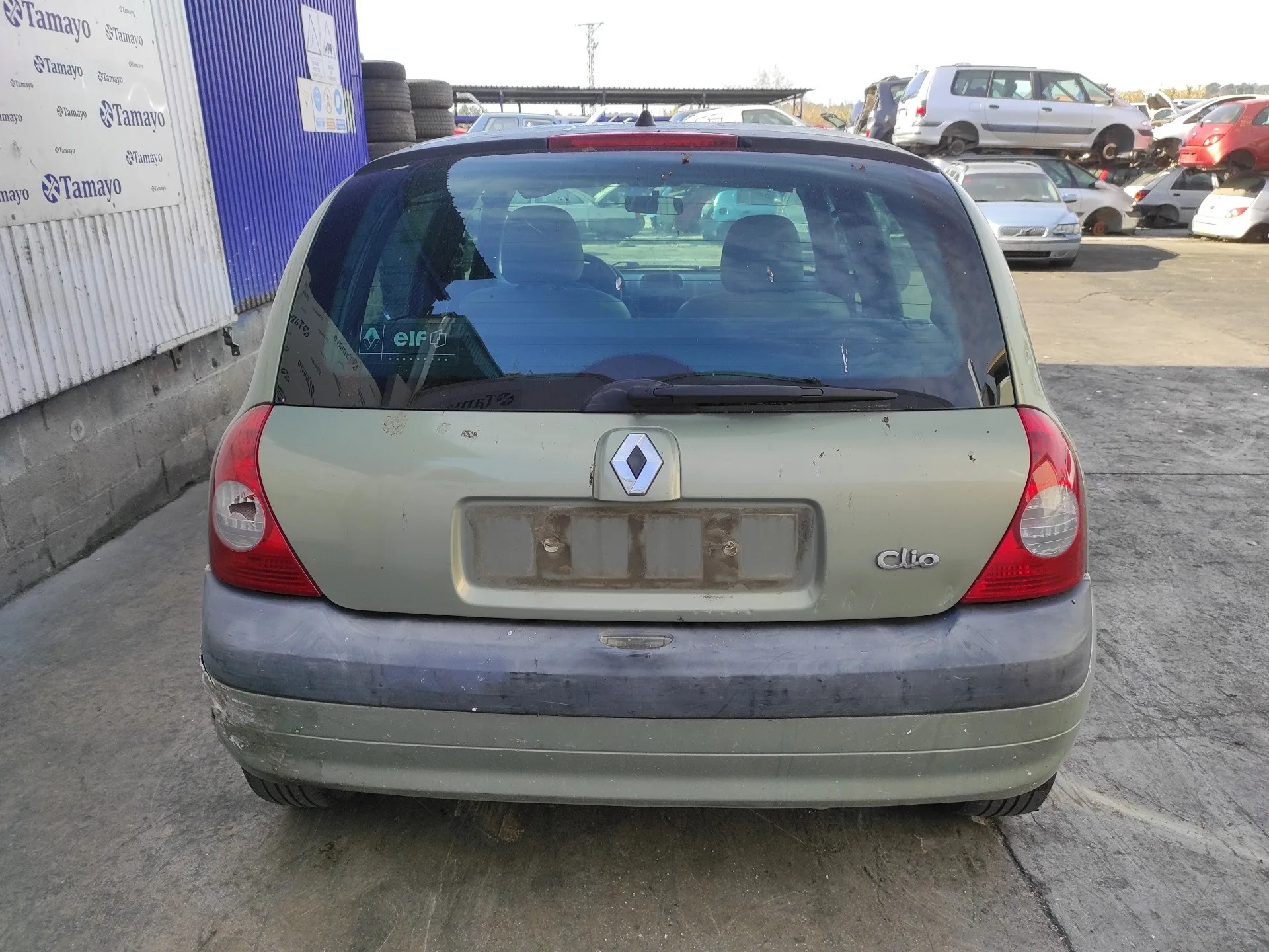 RENAULT CLIO II FASE II (B/CB0) RENAULT CLIO II FASE II (B/CB0) '2003 1.5 DCI DIESEL VERDE 2001