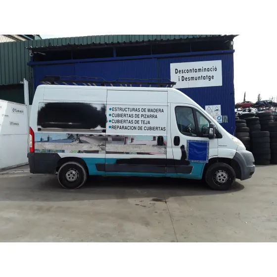 PEUGEOT BOXER FURGON TECHO ELEVADO '2007 * BLANCA ROTULADA