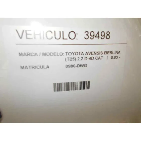 TOYOTA AVENSIS WAGON (T25) '2006 * BLANCO