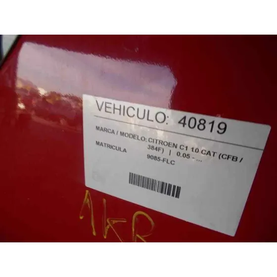 CITROEN C1 '2007 1.0 CAT (CFB / 384F) ROJO