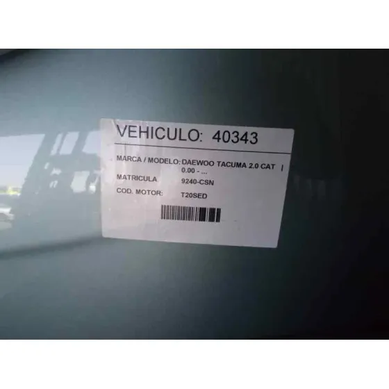 DAEWOO TACUMA '2004 2.0 CAT VERDE