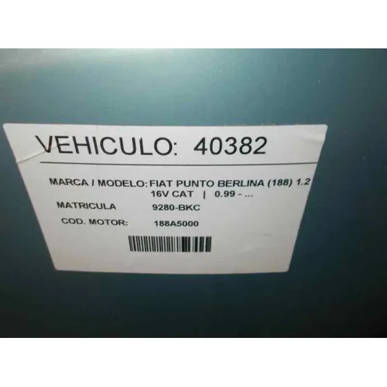 FIAT PUNTO BERLINA (188) '2001 1.2 16V CAT VERDE