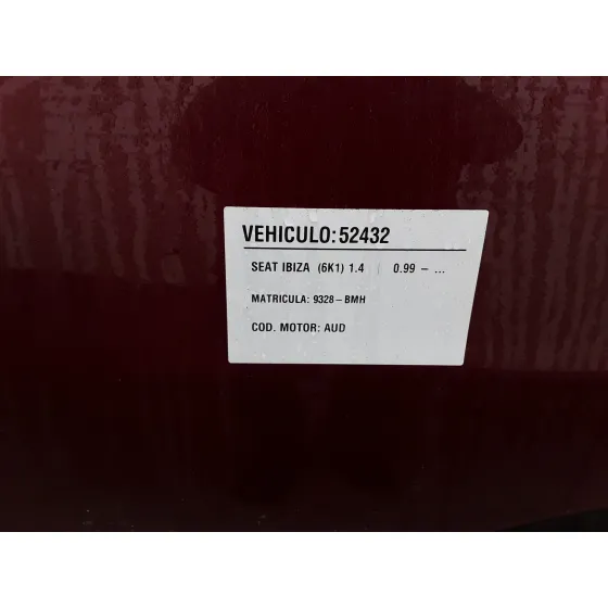 SEAT IBIZA (6K1) '2001 1.4 GRANATE
