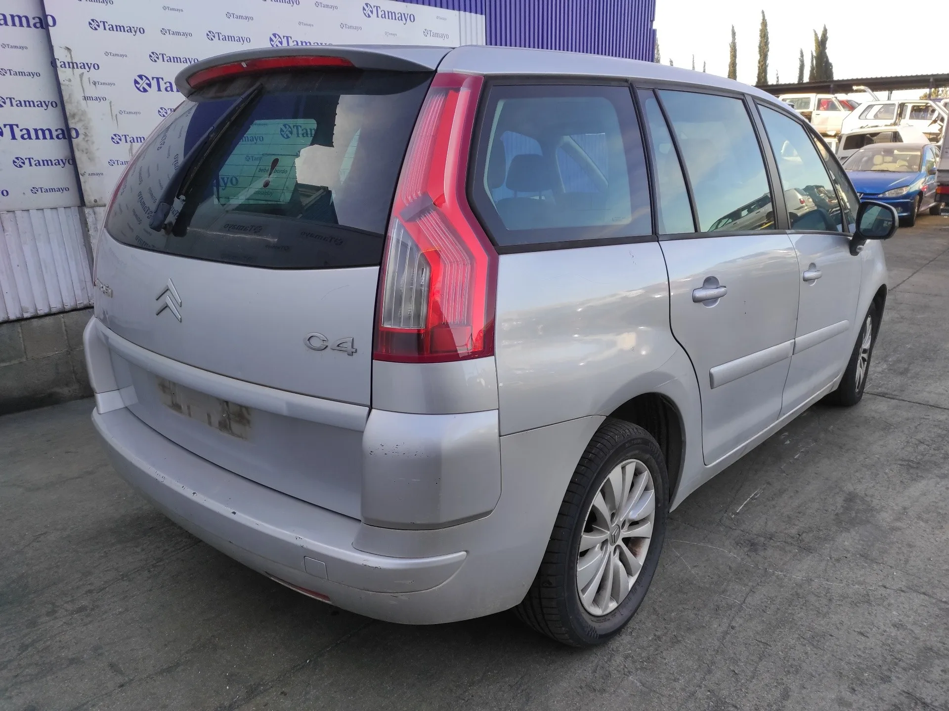 CITROEN C4 GRAND PICASSO '2007 1.6 16V HDI FAP PLATA