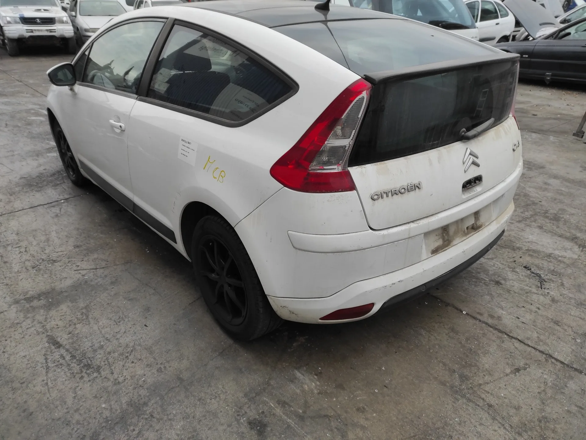 CITROEN C4 COUPE '2010 1.6 16V HDI FAP BLANCO