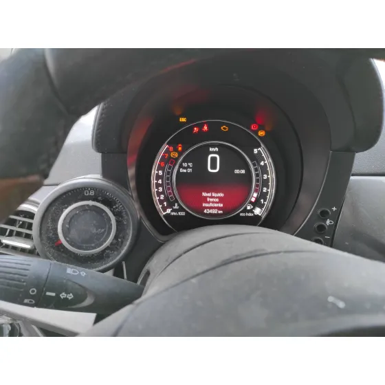 FIAT 500 (312) '2016 595 TURBO GRIS