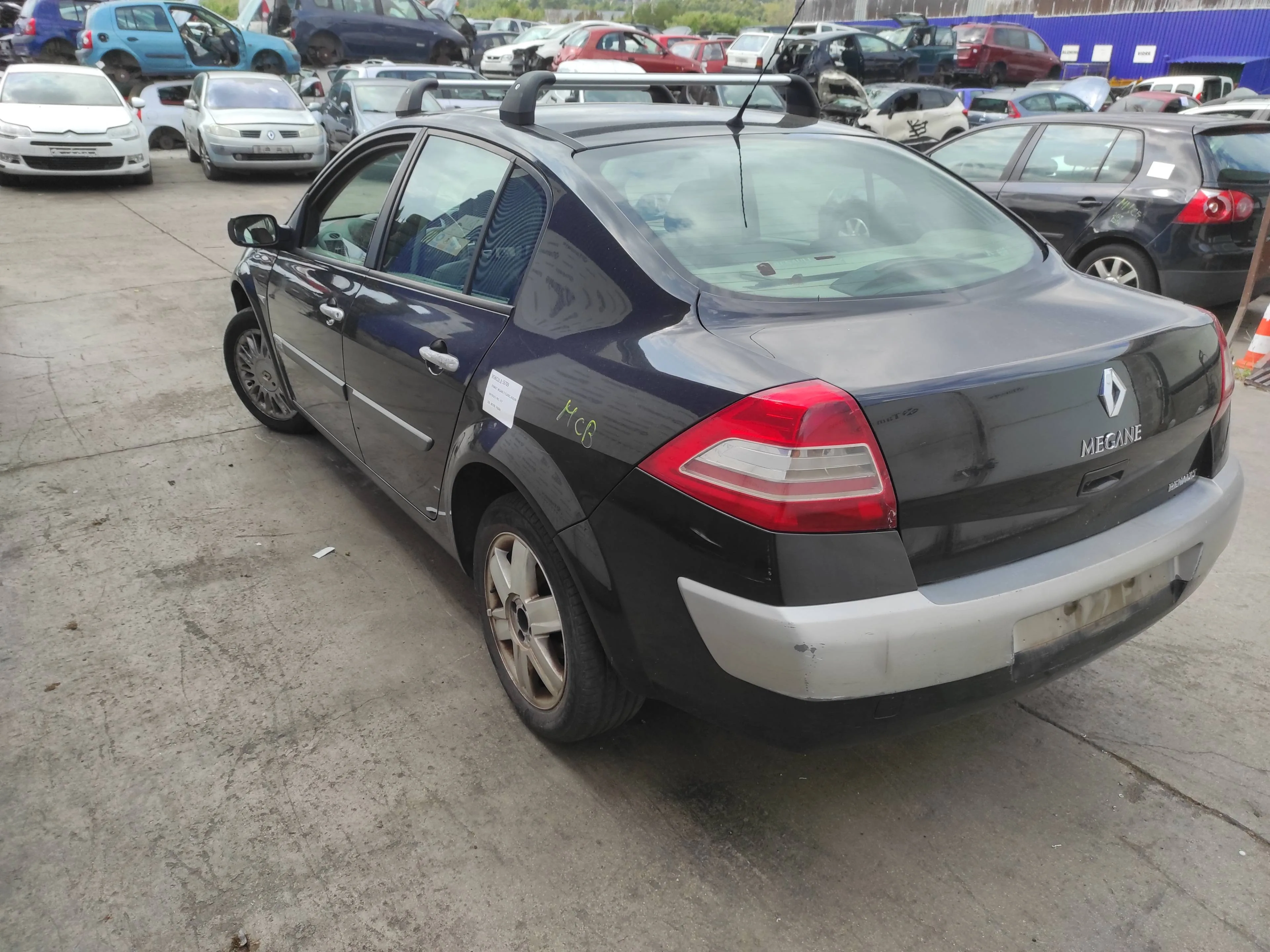RENAULT MEGANE II CLASSIC BERLINA RENAULT MEGANE II CLASSIC BERLINA '2006 1.9 DCI DIESEL FAP CAT NEGRO 2003