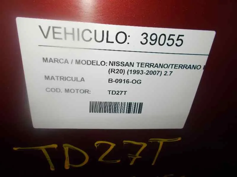 NISSAN TERRANO/TERRANO.II (R20) NISSAN TERRANO/TERRANO.II (R20) '1993 2.7 TURBODIESEL MARRON 1993