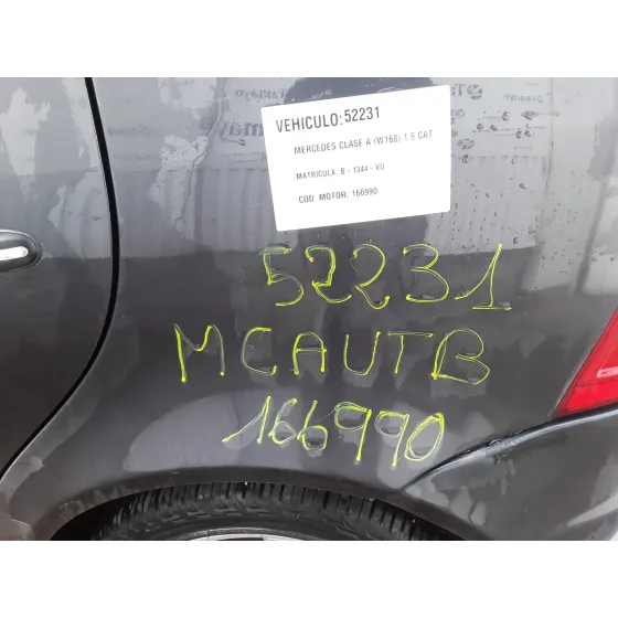 MERCEDES CLASE A (W168) '1999 1.9 CAT NEGRO
