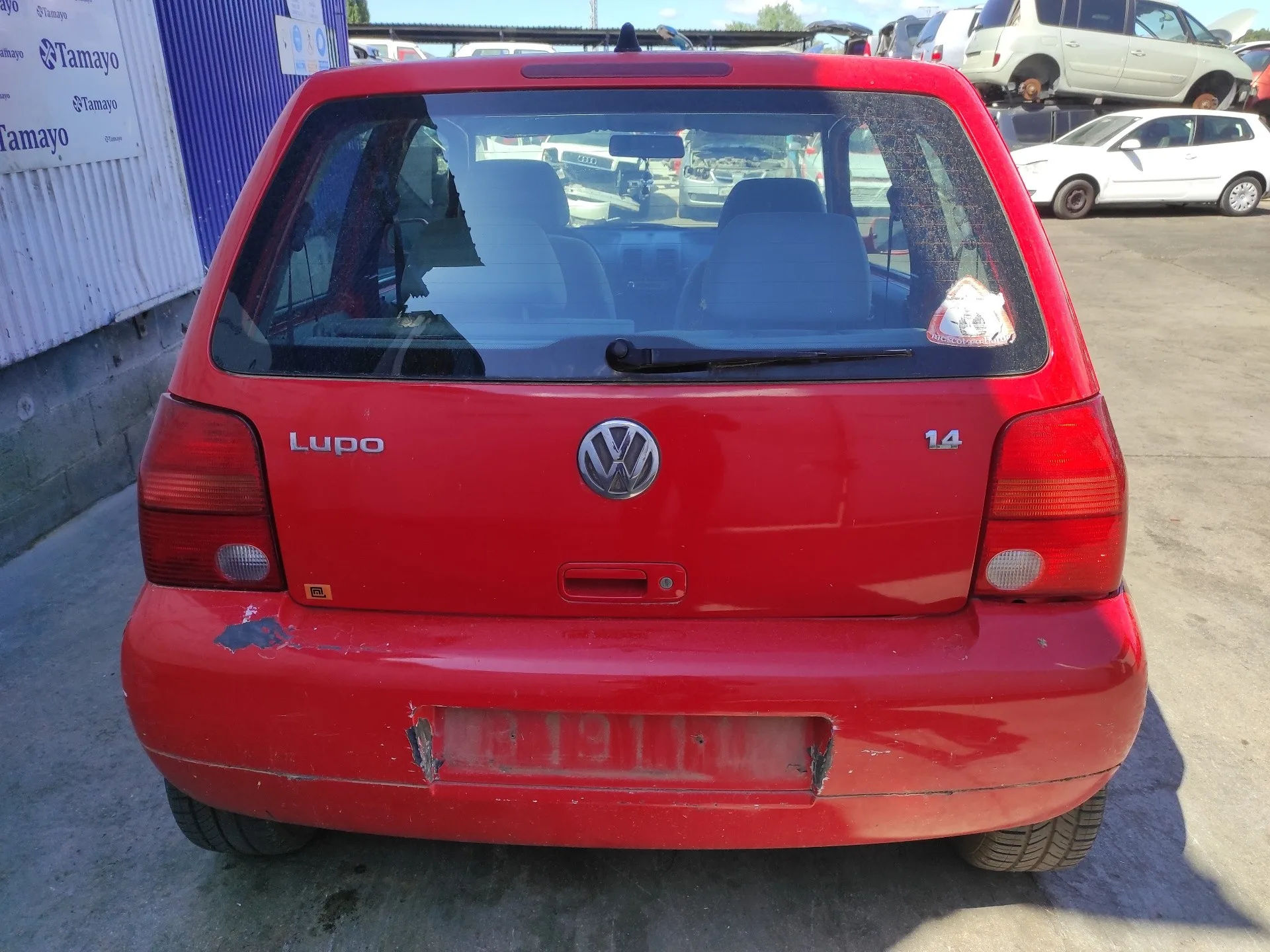 VOLKSWAGEN LUPO (6X1/6E1) '1998 1.4 16V ROJO