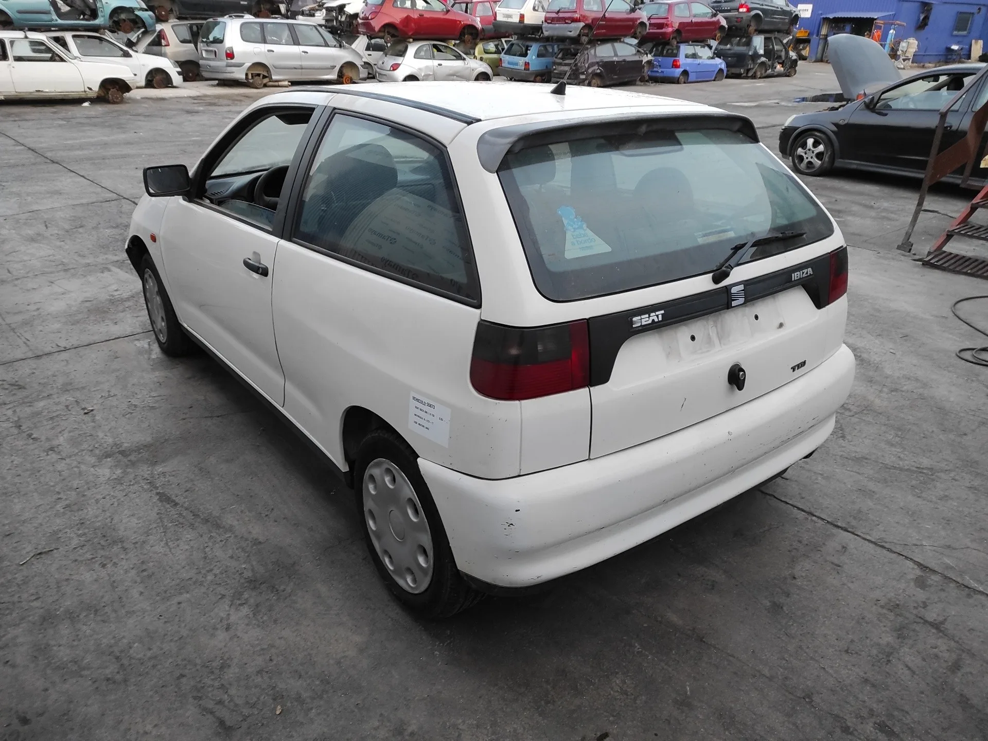 SEAT IBIZA (6K) SEAT IBIZA (6K) '1997 1.9 TDI BLANCO 1993