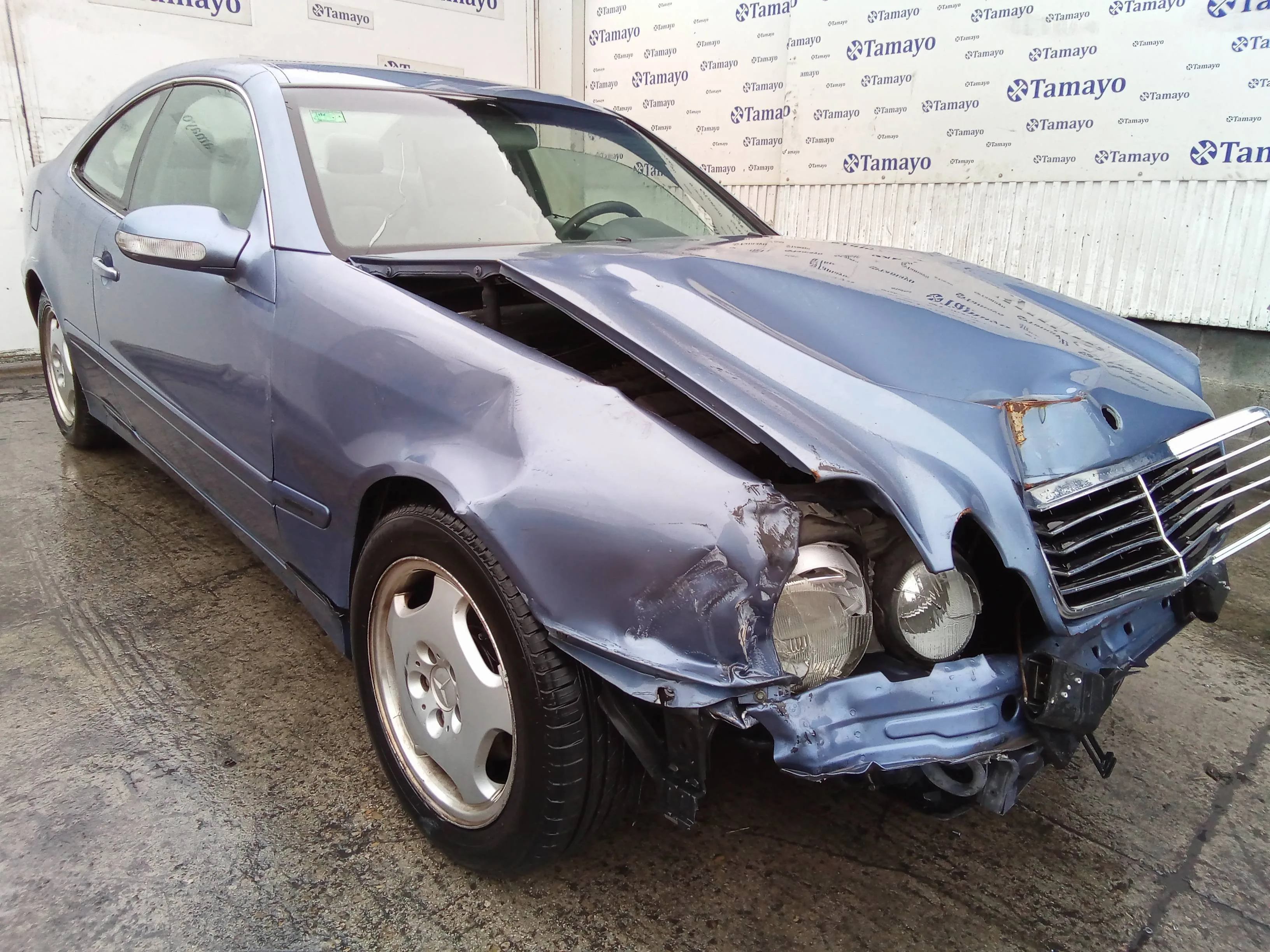 MERCEDES CLASE CLK (W208) COUPE '2000 2.3 COMPRESOR CAT AZUL CELESTE