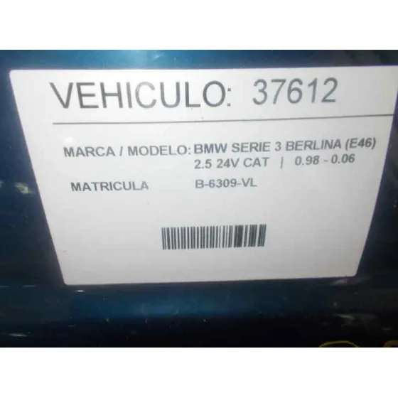 BMW SERIE 3 COUPE (E46) '1999 2.5 24V AZUL