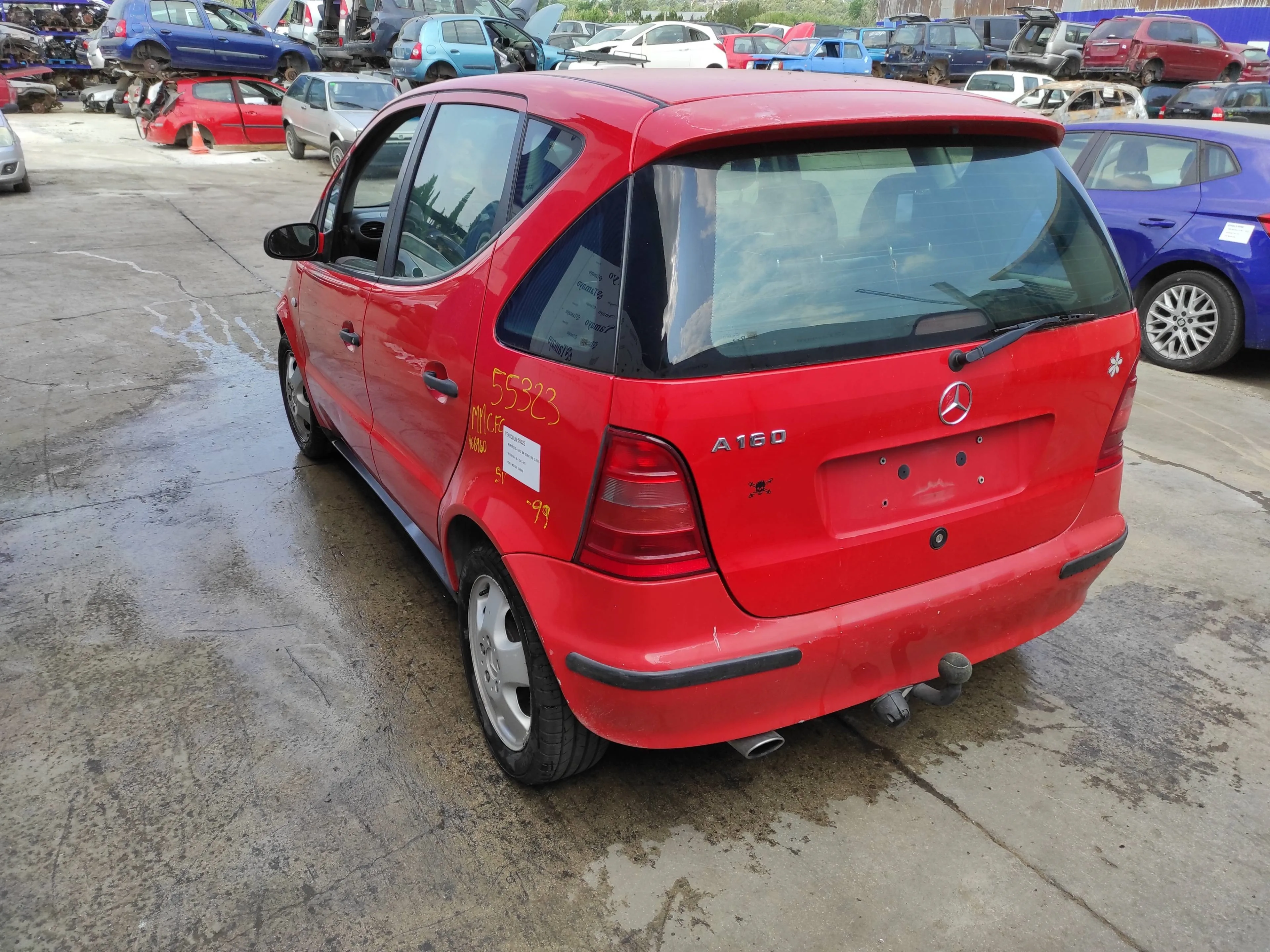 MERCEDES-BENZ CLASE A (W168) MERCEDES CLASE A (W168) '1999 1.6 CAT ROJO 1997