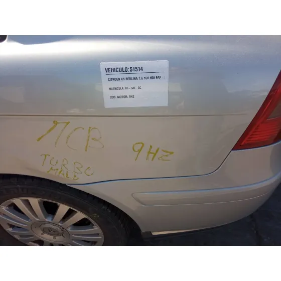CITROEN C5 BERLINA '2005 1.6 16V HDI FAP PLATA