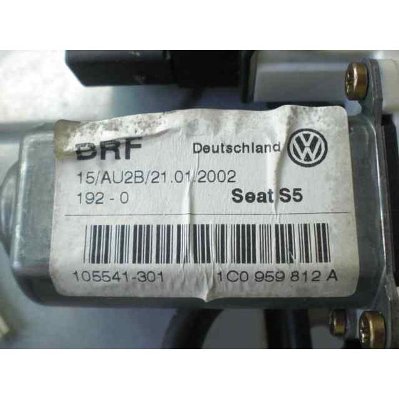Motor Elevalunas Trasero Derecho Para Seat Leon