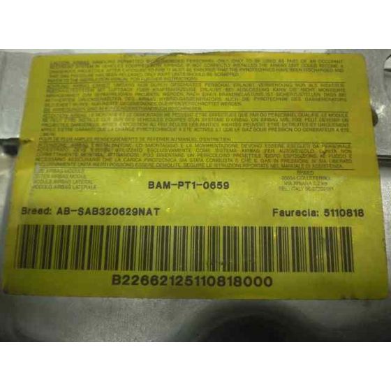 Airbag Lateral Izquierdo Para Peugeot 307 Break / Sw