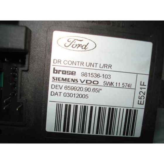 Elevalunas Trasero Izquierdo Para Ford Focus Berlina