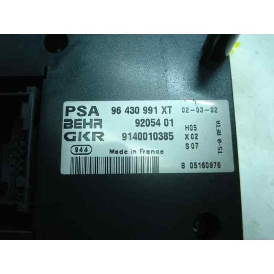 Mando Climatizador Para Peugeot 307