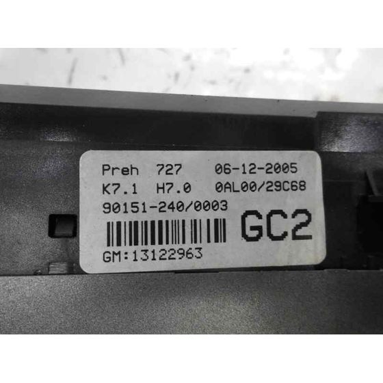 Mando Climatizador Para Opel Astra H Berlina