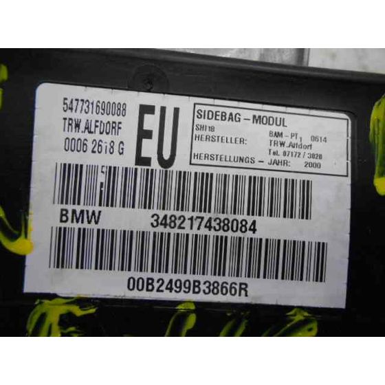 Airbag Lateral Derecho Para Bmw Serie 3 Berlina
