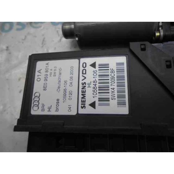 Motor Elevalunas Trasero Izquierdo Para Audi A4 Berlina