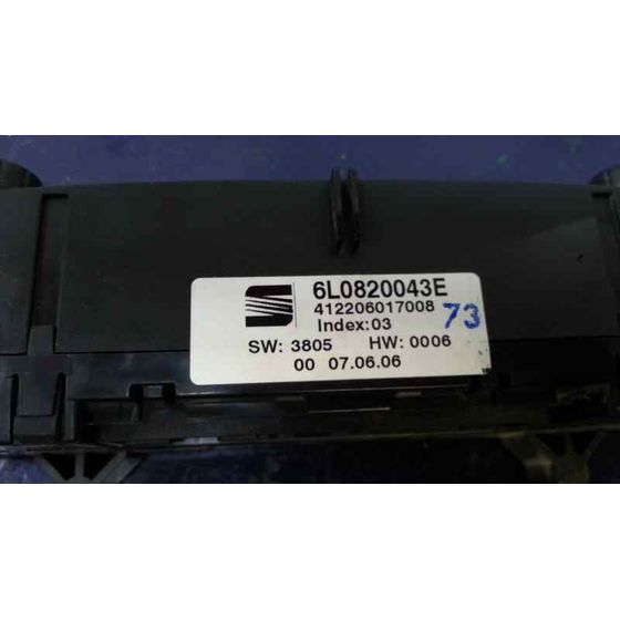 Mando Climatizador para Seat Ibiza (6L1)