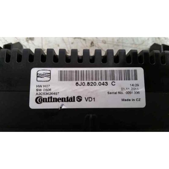 Mando Climatizador para Seat Ibiza St (6J8)