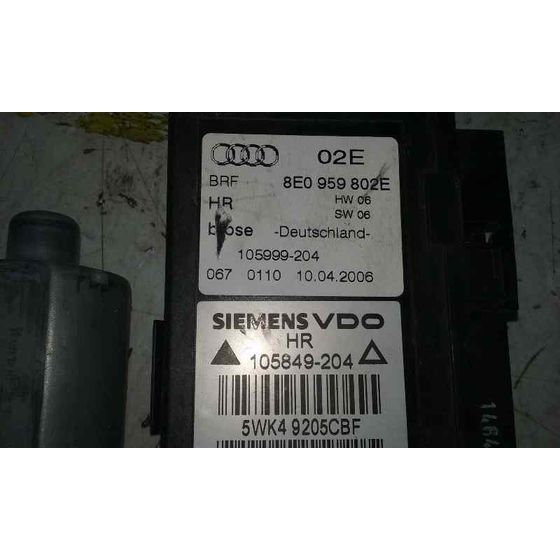 Motor Elevalunas Trasero Derecho Para Audi A4 Avant