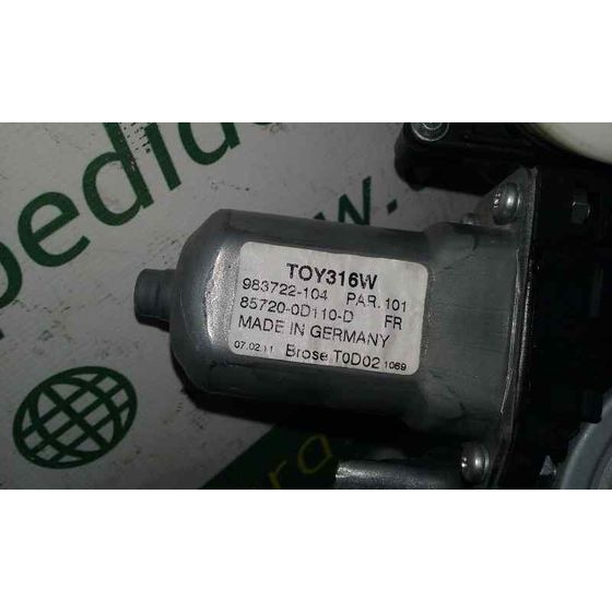 Elevalunas Delantero Izquierdo Para Toyota Yaris