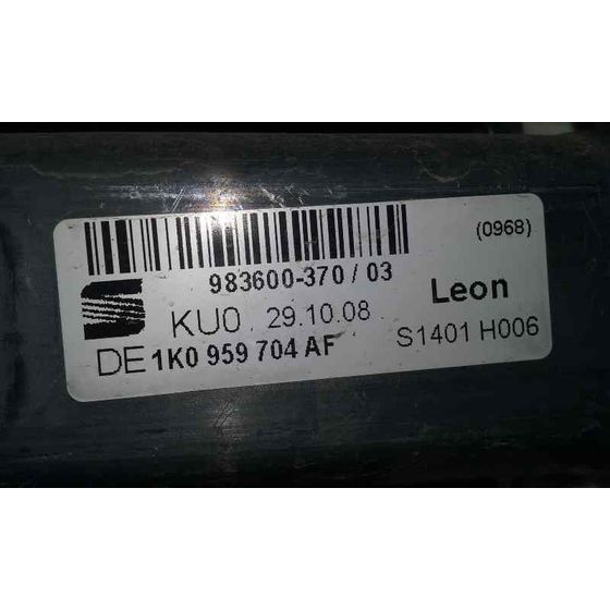 Elevalunas Trasero Derecho Para Seat Leon