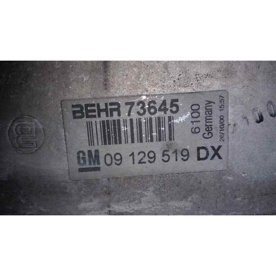 Intercooler Para Opel Zafira A