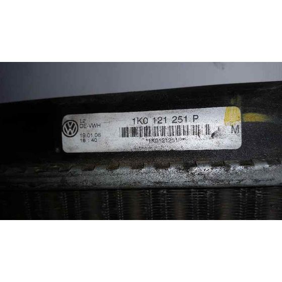 Radiador Agua Para Volkswagen Golf V Berlina