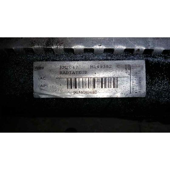 Radiador Agua Para Citroen C4 Lim.