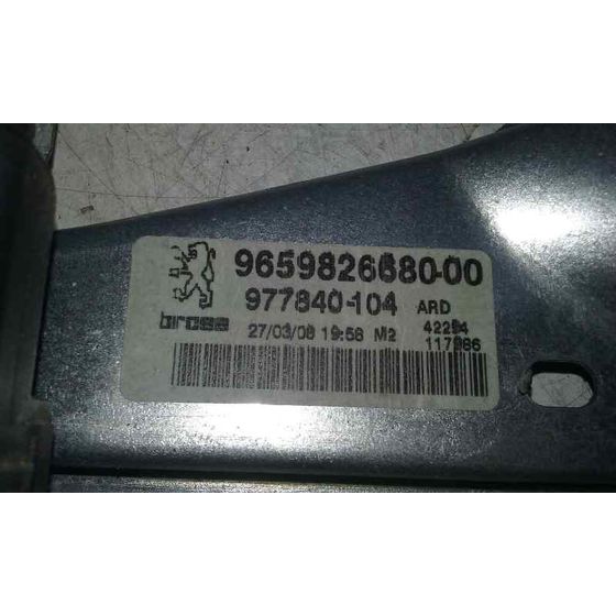 Elevalunas Trasero Derecho Para Peugeot 308