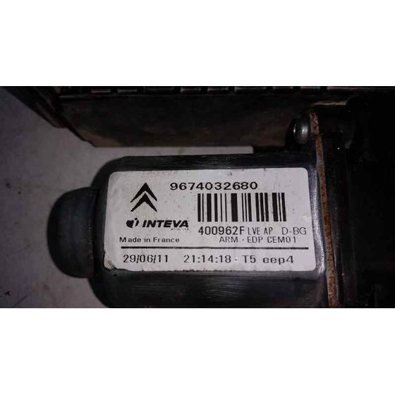 Motor Elevalunas Delantero Derecho Para Citroen C4 Picasso