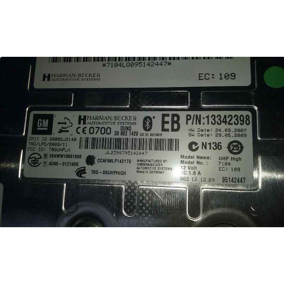 Modulo Bluetooth para Opel Astra J Lim.