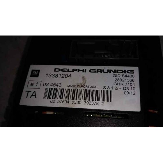 Pantalla Multifuncion Para Opel Corsa D