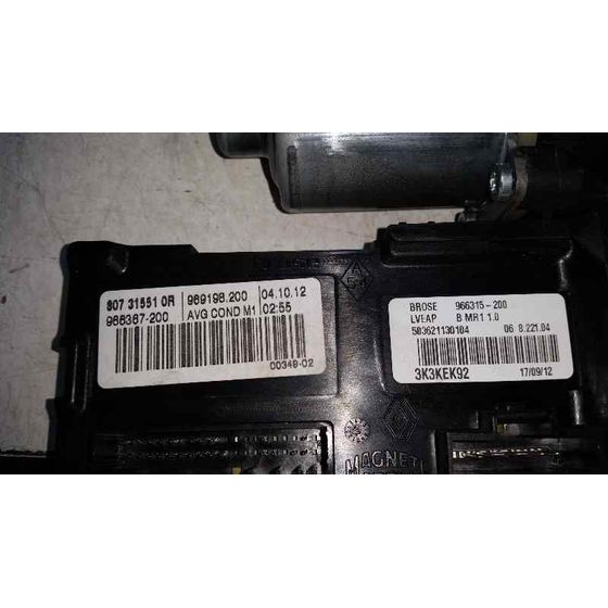 Motor Elevalunas Delantero Izquierdo Para Renault Megane Iii Berlina 5 P