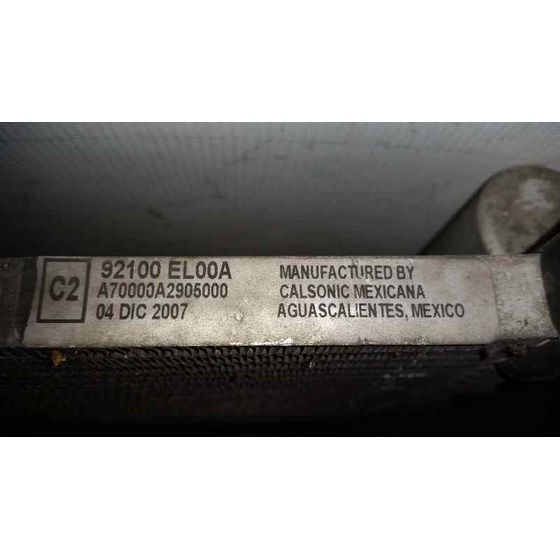 Condensador / Radiador Aire Acondicionado Para Nissan Tiida