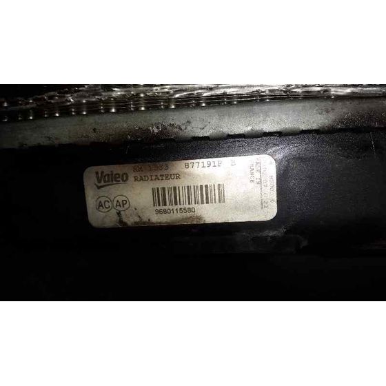 Radiador Agua Para Peugeot 207 Cc