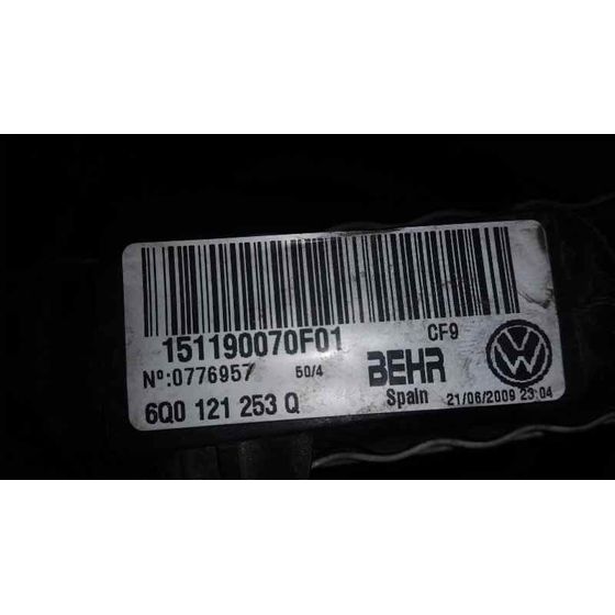 Radiador Agua Para Skoda Fabia Combi