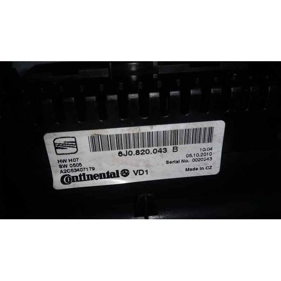 Mando Climatizador para Seat Ibiza (6J5)