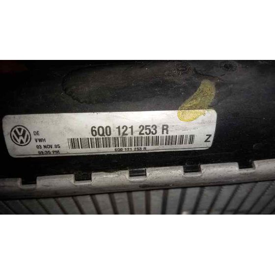 Radiador Agua Para Volkswagen Polo